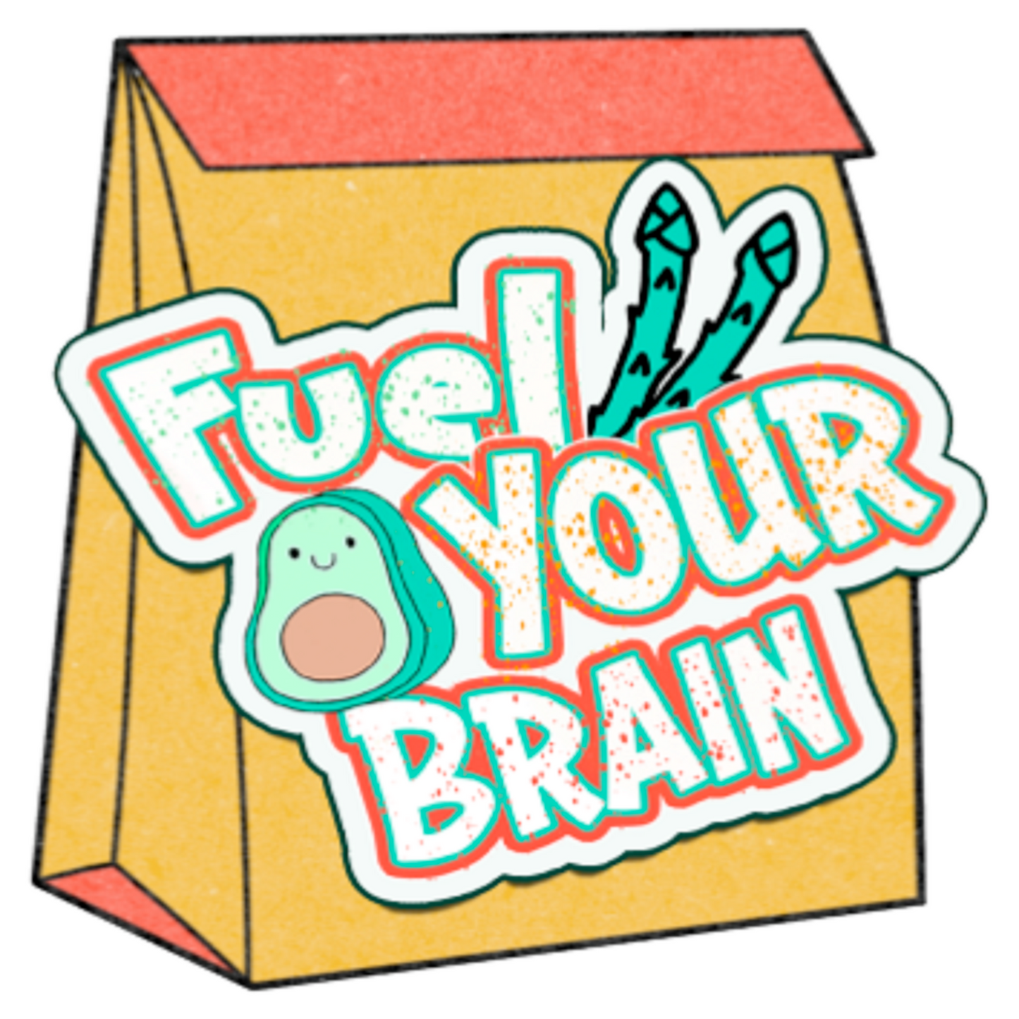 Inspirational Quote "Fuel Your Brain Sticker" Motivational Sticker Vinyl Decal Motivation Stickers- 5" Vinyl Sticker Waterproof