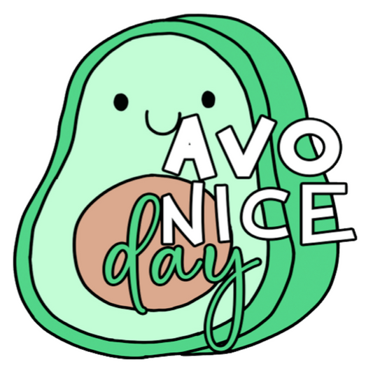 Inspirational Quote "AVO Nice Day" Motivational Sticker Vinyl Decal Motivation Stickers- 5" Vinyl Sticker Waterproof