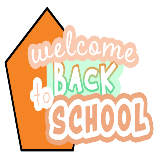 Inspirational Quote "Welcome Back to School, Sticker" Motivational Sticker Vinyl Decal Motivation Stickers- 5" Vinyl Sticker Waterproof