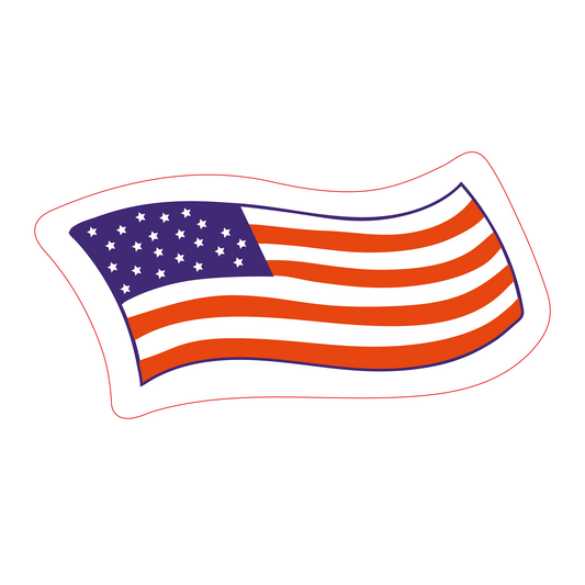 Inspirational Quote "American Flag" Motivational Sticker Vinyl Decal Motivation Stickers- 5" Vinyl Sticker Waterproof