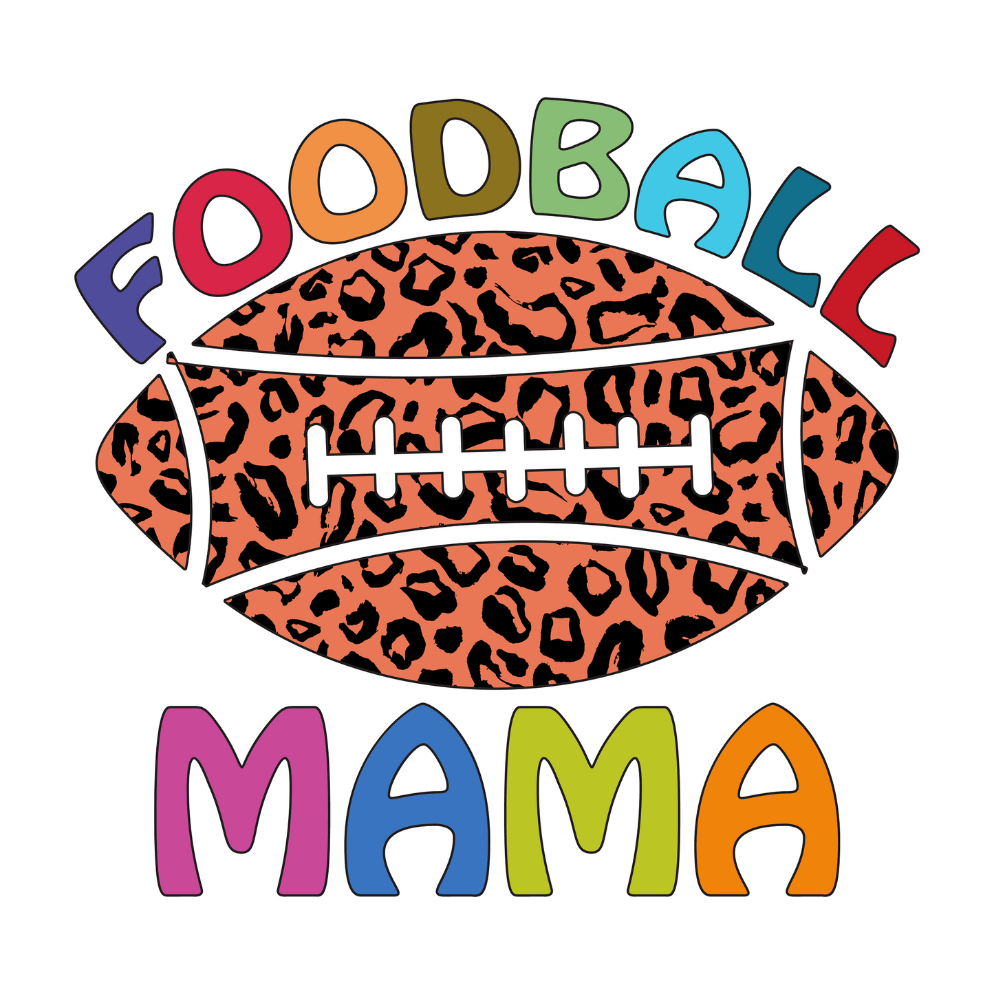 Inspirational Quote Foodball Mama Motivational Sticker Vinyl Decal Motivation Stickers- 5" Vinyl Sticker Waterproof