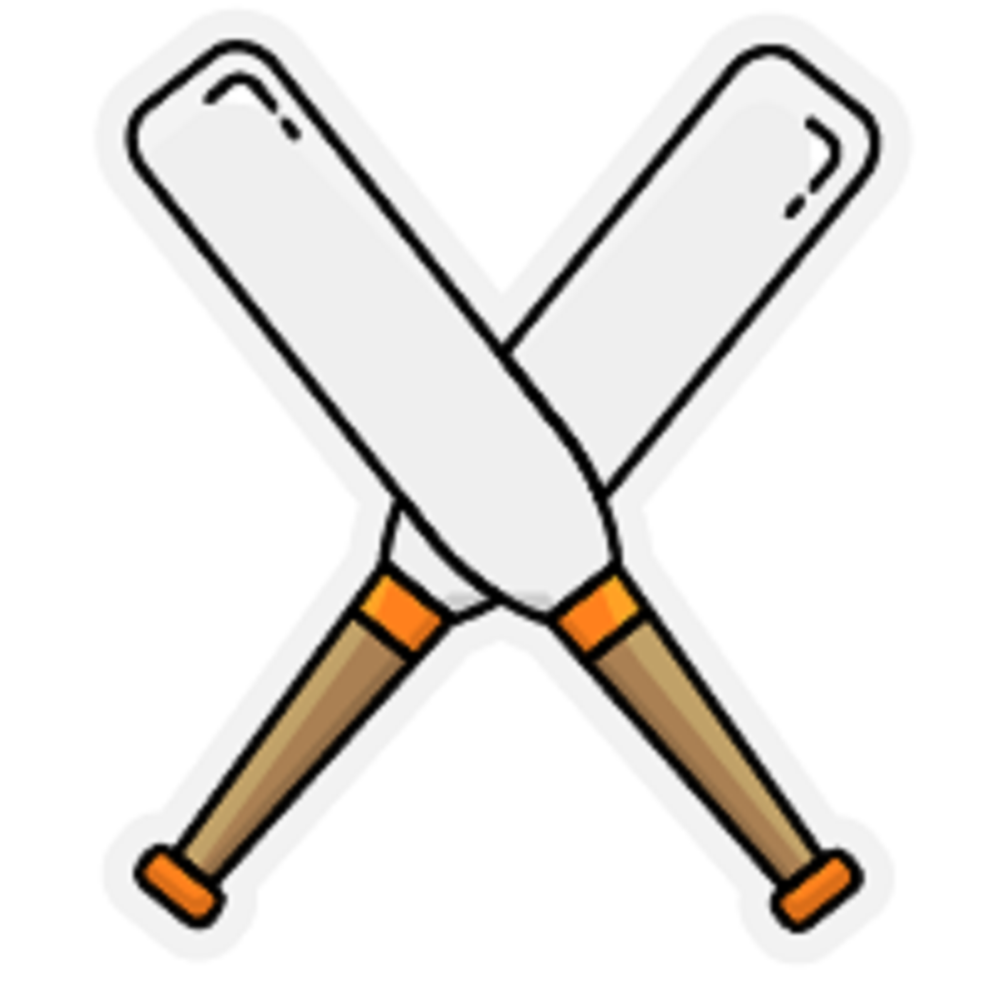 Inspirational Quote Crossed Cricket Bat Motivational Sticker Vinyl Decal Motivation Stickers- 5" Vinyl Sticker Waterproof