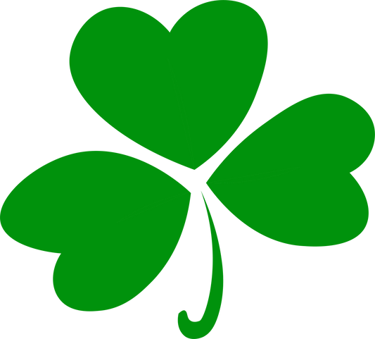 Inspirational Quote Green Heart St. Patrick's Day. Good Luck Symbol. Motivational Sticker Vinyl Decal Motivation Stickers- 5" Vinyl Sticker Waterproof