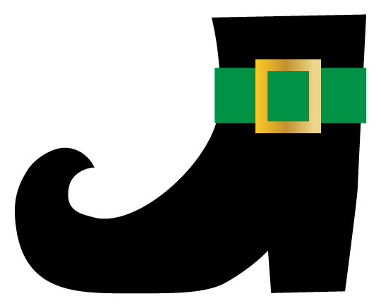 Inspirational Quote Saint Patrick Leprechaun Boot Shoe Free Vector Motivational Sticker Vinyl Decal Motivation Stickers- 5" Vinyl Sticker Waterproof