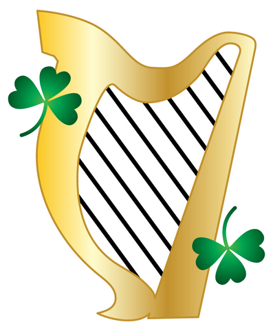 Inspirational Quote Gold Irish Harp, Illustration — Vector by Scrapster Motivational Sticker Vinyl Decal Motivation Stickers- 5