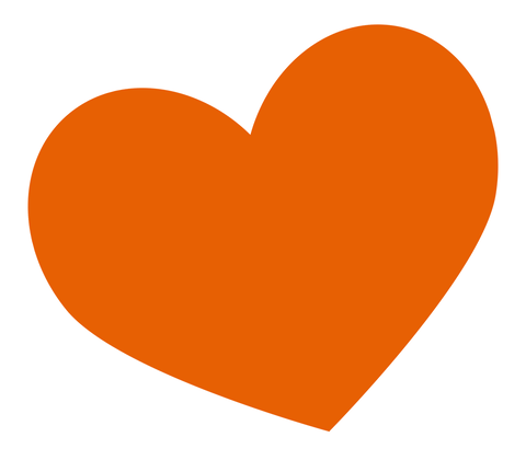 Inspirational Quote Orange Heart Motivational Sticker Vinyl Decal Motivation Stickers- 5