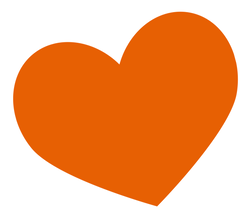 Inspirational Quote Orange Heart Motivational Sticker Vinyl Decal Motivation Stickers- 5