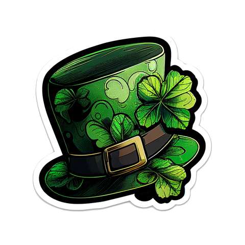 Inspirational Quote Shamrock Hat Sticker Motivational Sticker Vinyl Decal Motivation Stickers- 5