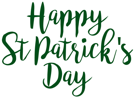 Inspirational Quote Happy St. Patricks Day Motivational Sticker Vinyl Decal Motivation Stickers- 5