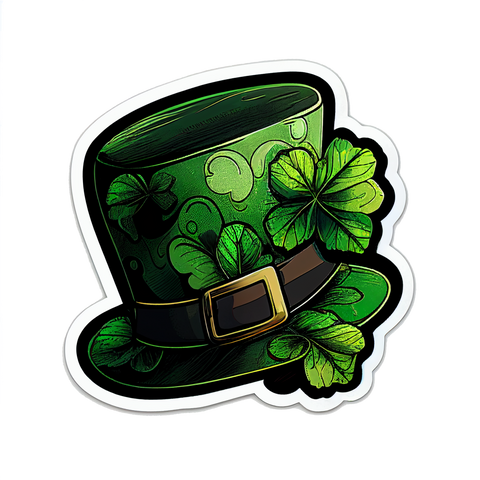 Inspirational Quote St. Patrick Hat Sticker Motivational Sticker Vinyl Decal Motivation Stickers- 5