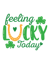 Inspirational Quote Feeling Lucky Today. Motivational Sticker Vinyl Decal Motivation Stickers- 5