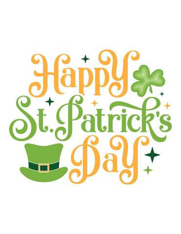 Inspirational Quote Happy St Patrick's Day Motivational Sticker Vinyl Decal Motivation Stickers- 5