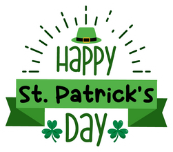 Inspirational Quote Happy St. Patricks's Day. Motivational Sticker Vinyl Decal Motivation Stickers- 5