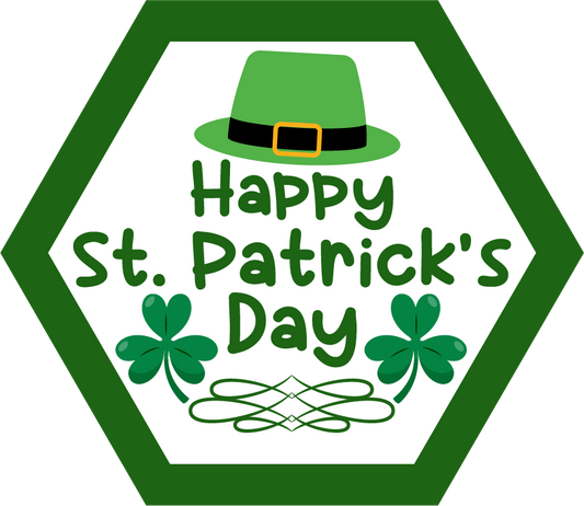 Inspirational Quote Happy St. Patricks's Day Sticker Motivational Sticker Vinyl Decal Motivation Stickers- 5" Vinyl Sticker Waterproof