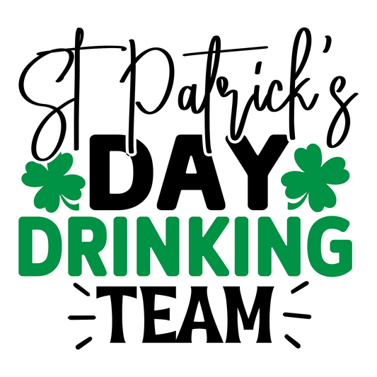 Inspirational Quote St. Patricks Day Drinking Team Motivational Sticker Vinyl Decal Motivation Stickers- 5" Vinyl Sticker Waterproof