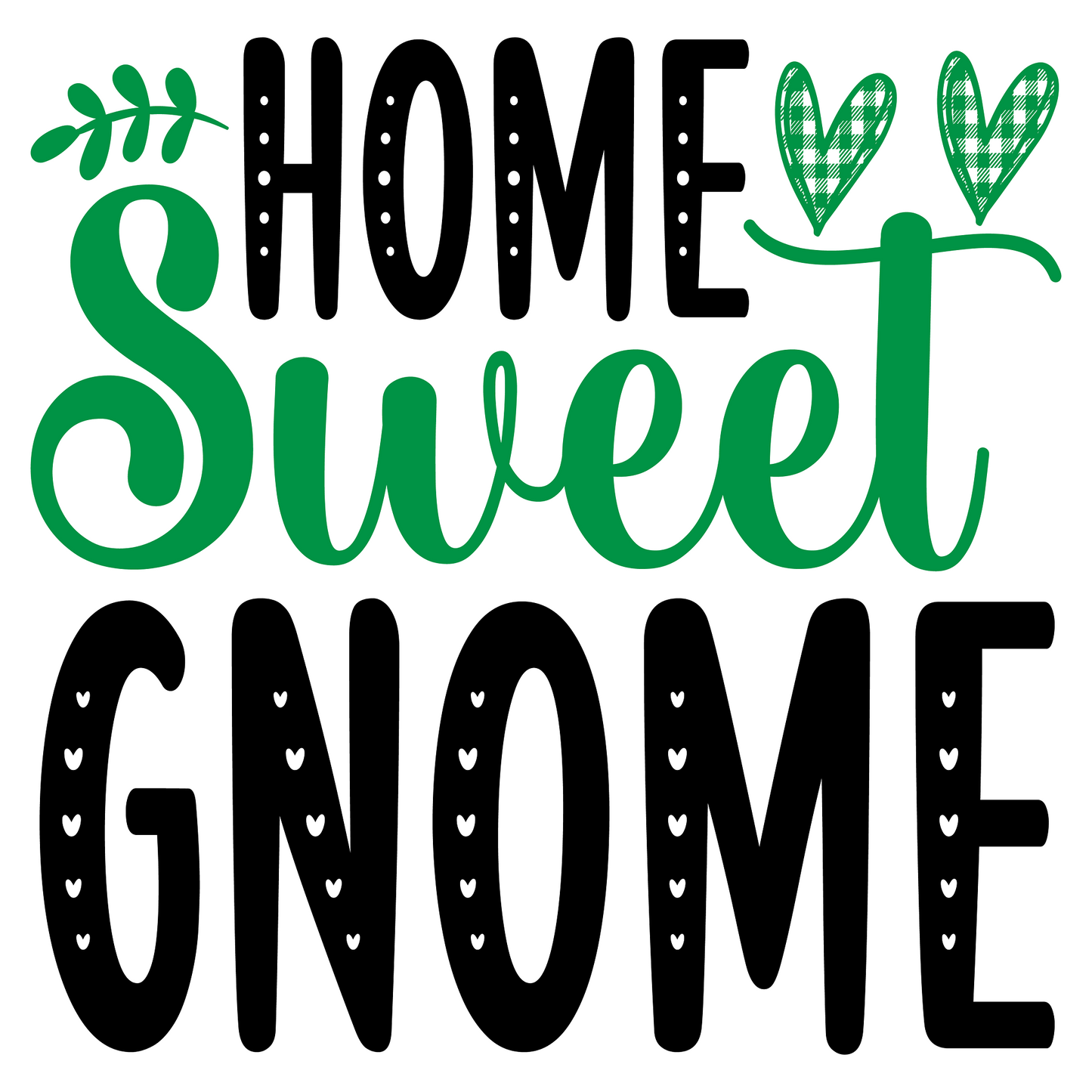 Inspirational Quote Home Sweet gnome. Motivational Sticker Vinyl Decal Motivation Stickers- 5" Vinyl Sticker Waterproof