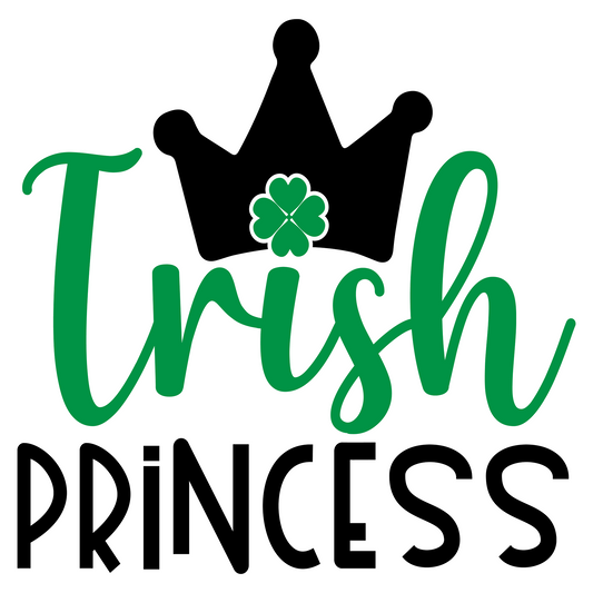 Inspirational Quote Irish Princess. Motivational Sticker Vinyl Decal Motivation Stickers- 5" Vinyl Sticker Waterproof