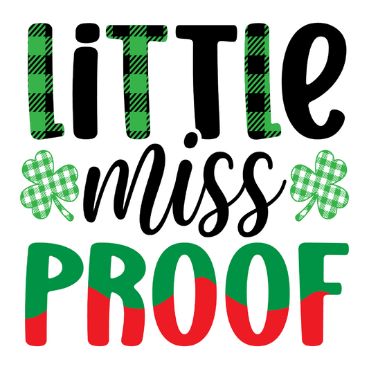 Inspirational Quote Little Miss Proof. Motivational Sticker Vinyl Decal Motivation Stickers- 5" Vinyl Sticker Waterproof