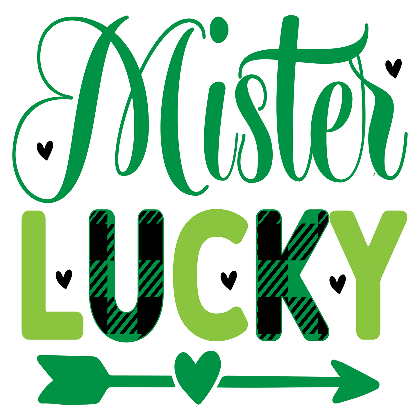 Inspirational Quote Mister Lucky. Motivational Sticker Vinyl Decal Motivation Stickers- 5" Vinyl Sticker Waterproof