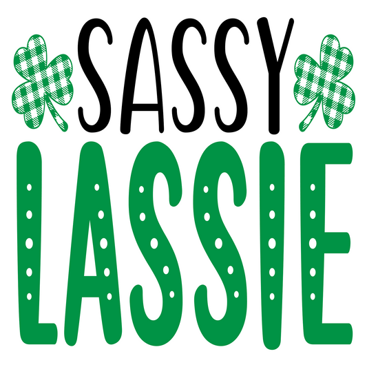 Inspirational Quote Sassy Lassie. Motivational Sticker Vinyl Decal Motivation Stickers- 5" Vinyl Sticker Waterproof