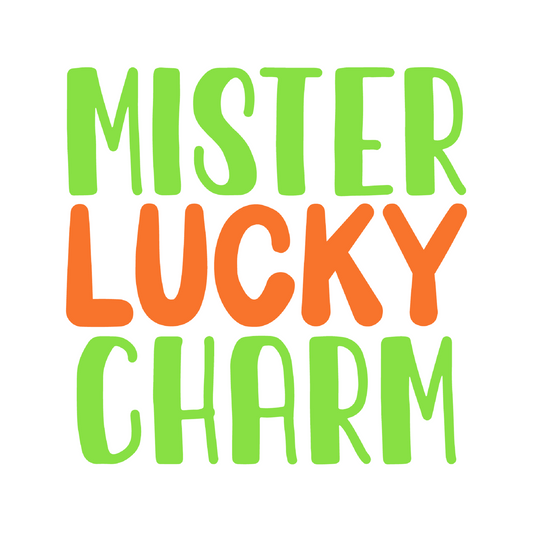 Inspirational Quote Mister Lucky Charm. Motivational Sticker Vinyl Decal Motivation Stickers- 5" Vinyl Sticker Waterproof