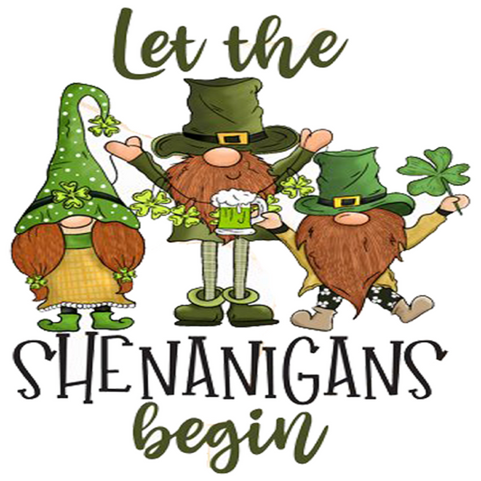 Inspirational Quote Let The Shenanigans Begin. Motivational Sticker Vinyl Decal Motivation Stickers- 5" Vinyl Sticker Waterproof