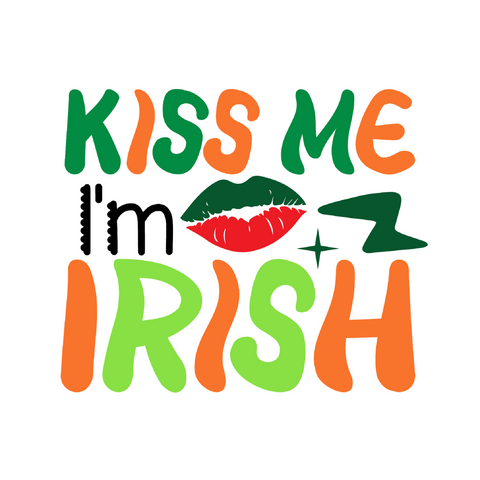 Inspirational Quote Kiss Me Im Irish. Motivational Sticker Vinyl Decal Motivation Stickers- 5