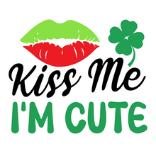 Inspirational Quote Kiss Me Im Cute. Motivational Sticker Vinyl Decal Motivation Stickers- 5