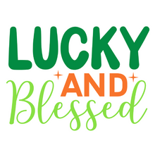 Inspirational Quote Lucky and Blessed. Motivational Sticker Vinyl Decal Motivation Stickers- 5