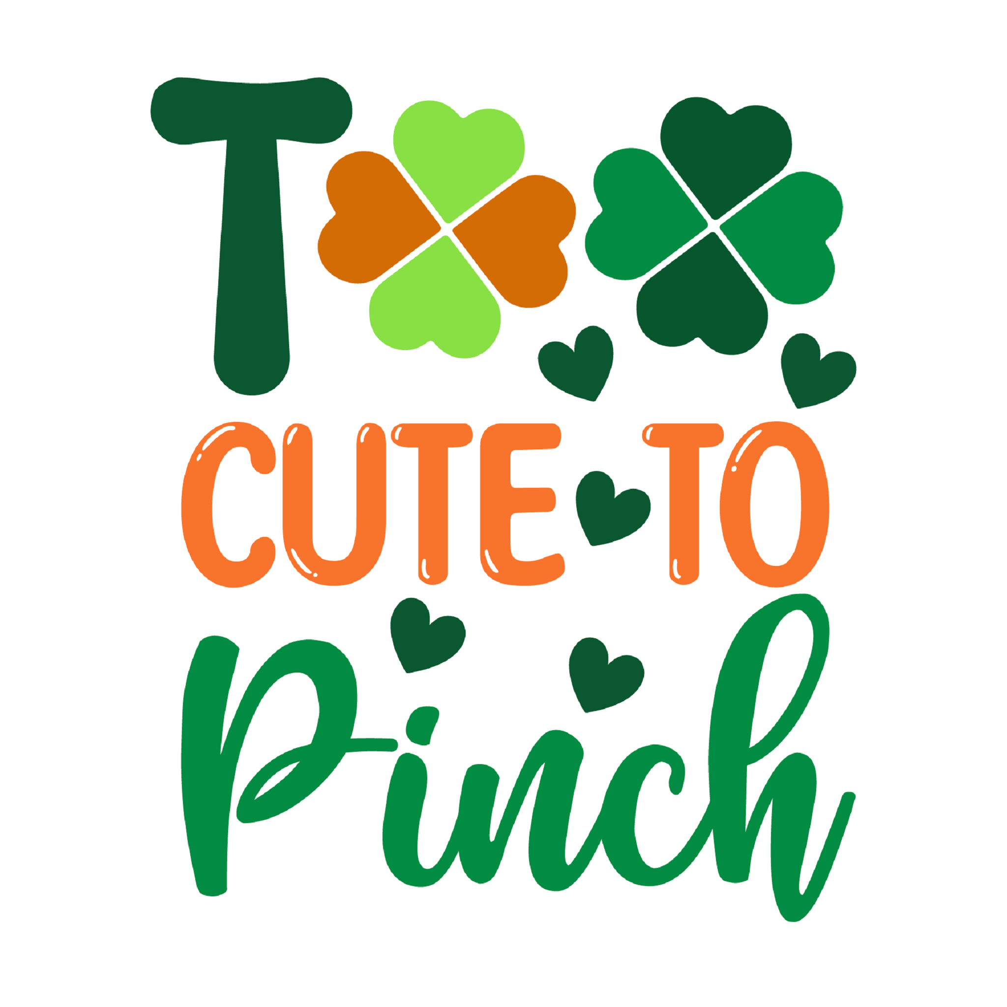 Inspirational Quote Too Cute to Pinch. Motivational Sticker Vinyl Decal Motivation Stickers- 5" Vinyl Sticker Waterproof