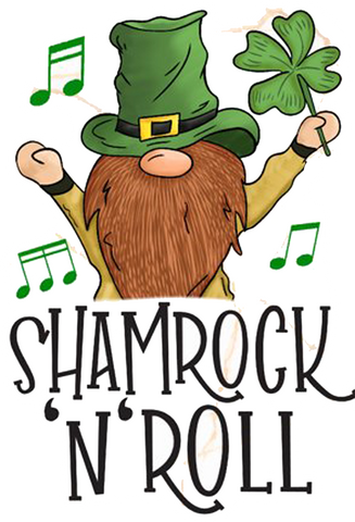 Inspirational Quote Shamrock 'N' Roll Motivational Sticker Vinyl Decal Motivation Stickers- 5