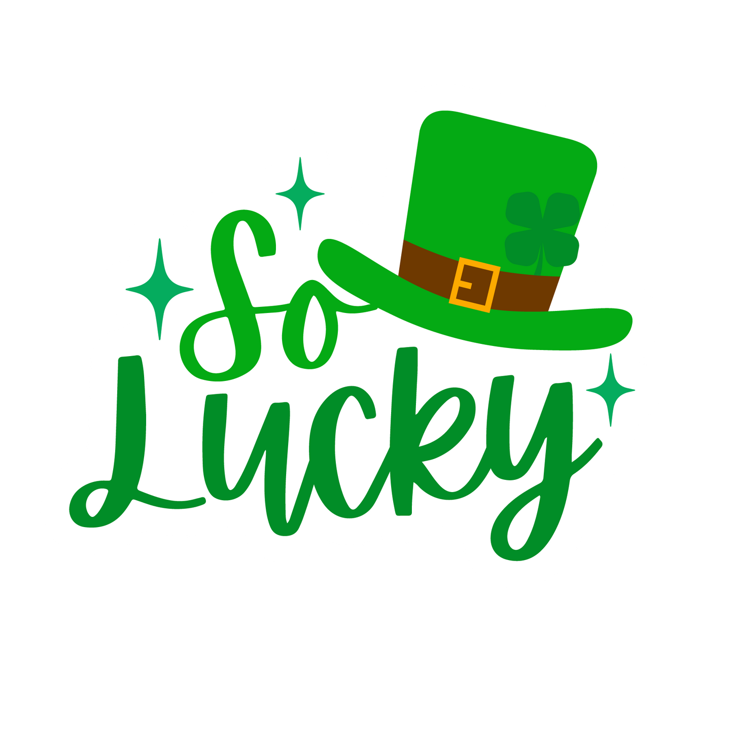 Inspirational Quote So Lucky. Motivational Sticker Vinyl Decal Motivation Stickers- 5" Vinyl Sticker Waterproof