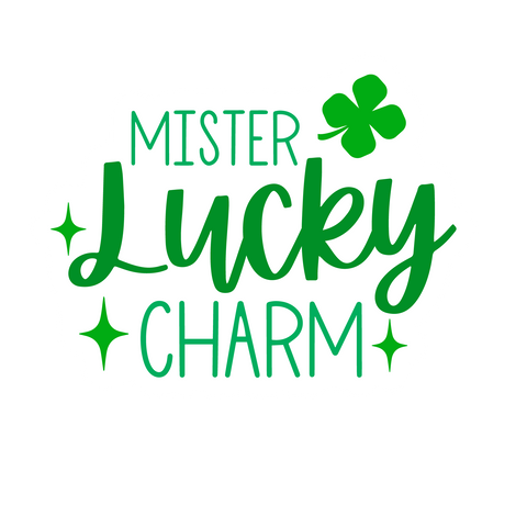 Inspirational Quote Mister Lucky Charm. Motivational Sticker Vinyl Decal Motivation Stickers- 5