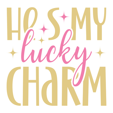 Inspirational Quote Hes My Lucky Charm. Motivational Sticker Vinyl Decal Motivation Stickers- 5