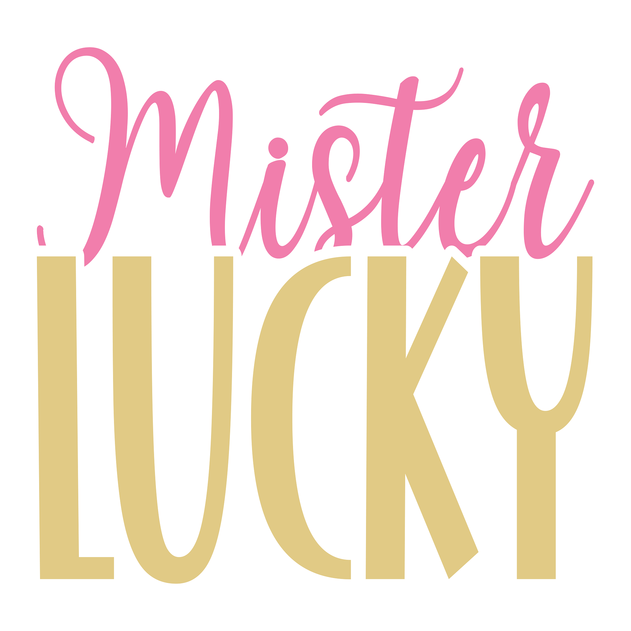 Inspirational Quote Mister Lucly. Motivational Sticker Vinyl Decal Motivation Stickers- 5" Vinyl Sticker Waterproof