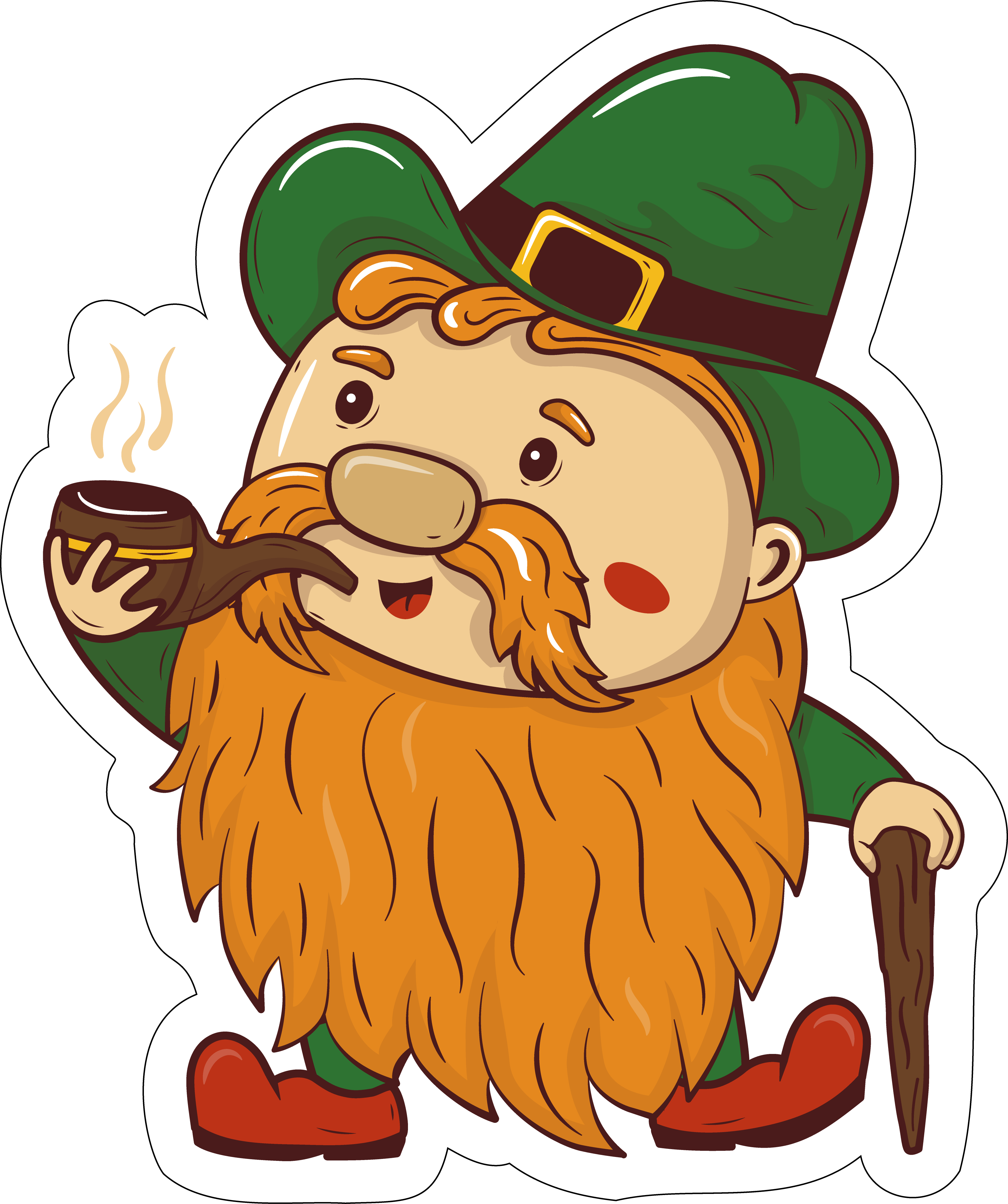 Inspirational Quote Doodle Saint Patrick Sticker Motivational Sticker Vinyl Decal Motivation Stickers- 5" Vinyl Sticker Waterproof