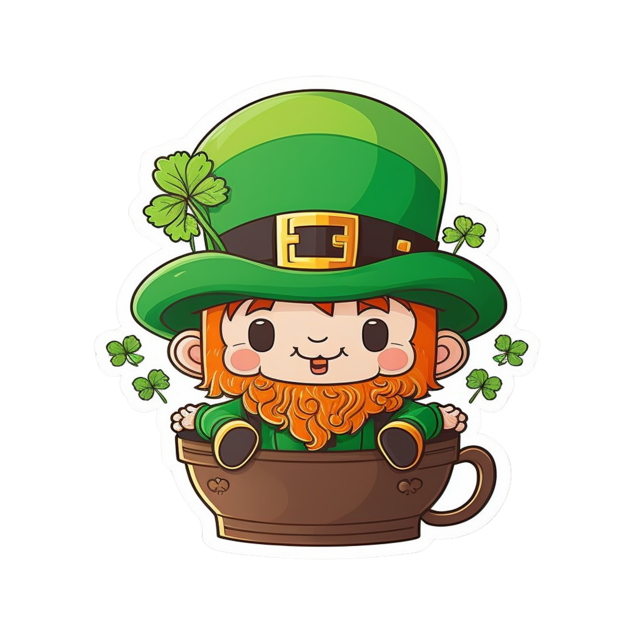 Inspirational Quote Patrick in Cup Photo Sticker Motivational Sticker Vinyl Decal Motivation Stickers- 5" Vinyl Sticker Waterproof