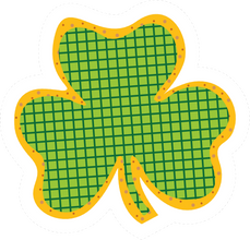 Inspirational Quote Lucky Clover, Four Leaf Clover Motivational Sticker Vinyl Decal Motivation Stickers- 5