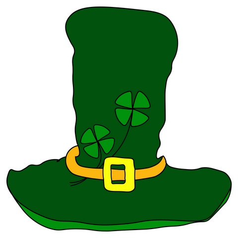 Inspirational Quote Leprechaun Hat St. Patrick's Day. Motivational Sticker Vinyl Decal Motivation Stickers- 5