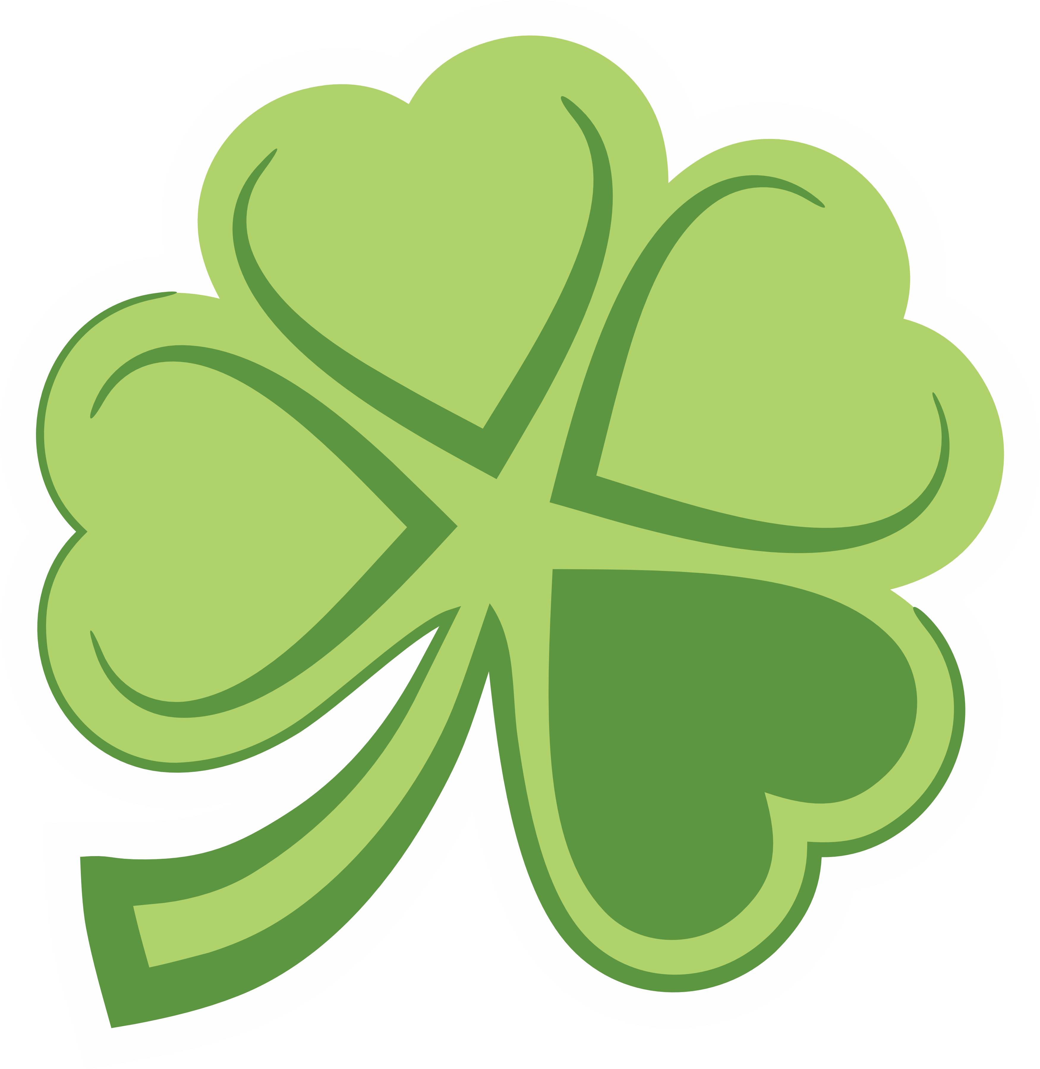 Inspirational Quote Four Leaf Clover Motivational Sticker Vinyl Decal Motivation Stickers- 5" Vinyl Sticker Waterproof