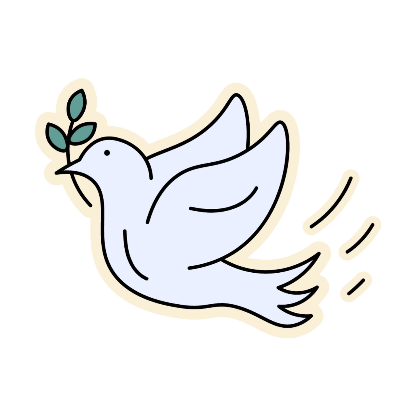 Inspirational Quote "Peace Dove" Motivational Sticker Vinyl Decal Motivation Stickers- 5" Vinyl Sticker Waterproof