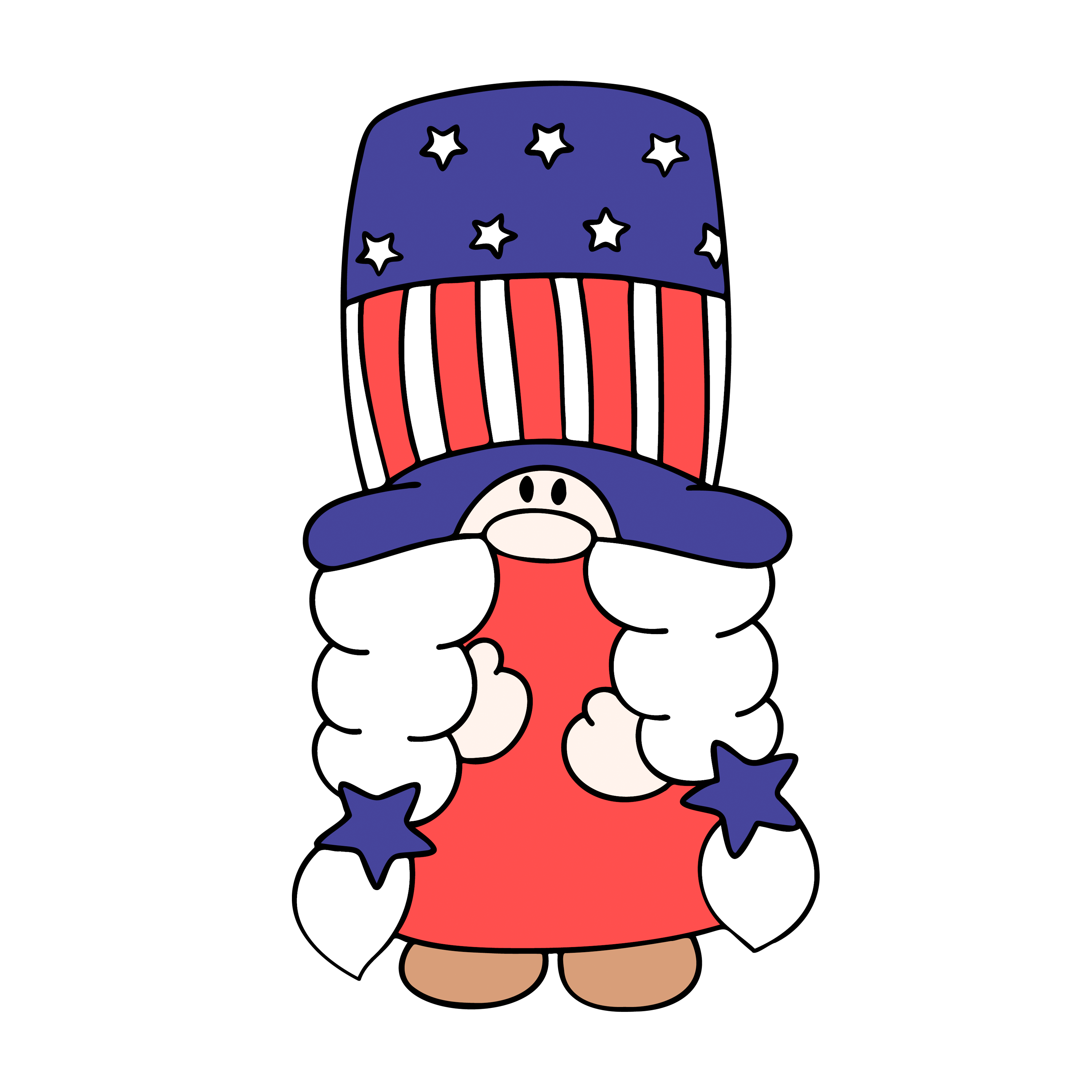 Inspirational Quote "Gnome Independence Day" Motivational Sticker Vinyl Decal Motivation Stickers- 5" Vinyl Sticker Waterproof