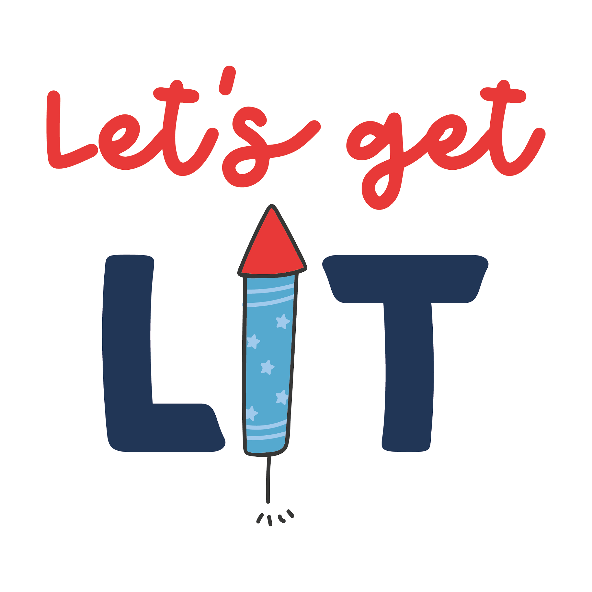 Inspirational Quote "Lets Get Lit" Motivational Sticker Vinyl Decal Motivation Stickers- 5" Vinyl Sticker Waterproof
