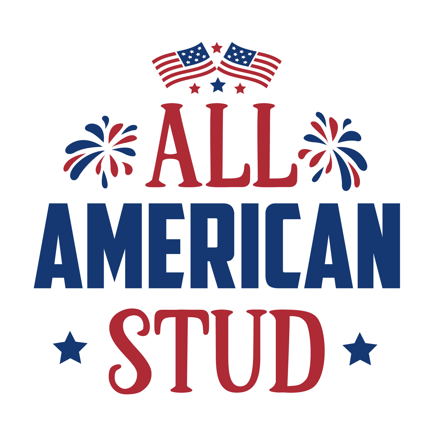 Inspirational Quote "All American Stud, Pretty Sticker" Motivational Sticker Vinyl Decal Motivation Stickers- 5" Vinyl Sticker Waterproof