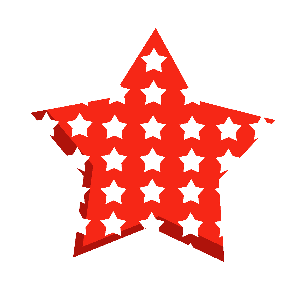 Inspirational Quote "Star in Red and White Color" Motivational Sticker Vinyl Decal Motivation Stickers- 5" Vinyl Sticker Waterproof