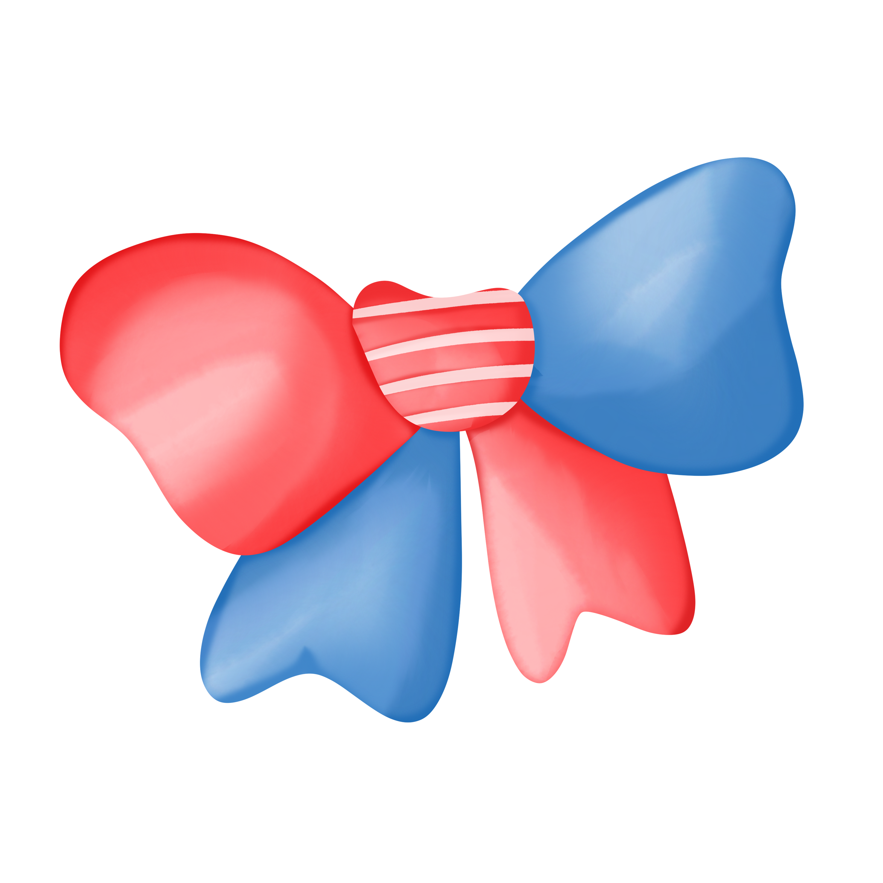 Inspirational Quote "Two red and Blue Bow" Motivational Sticker Vinyl Decal Motivation Stickers- 5" Vinyl Sticker Waterproof