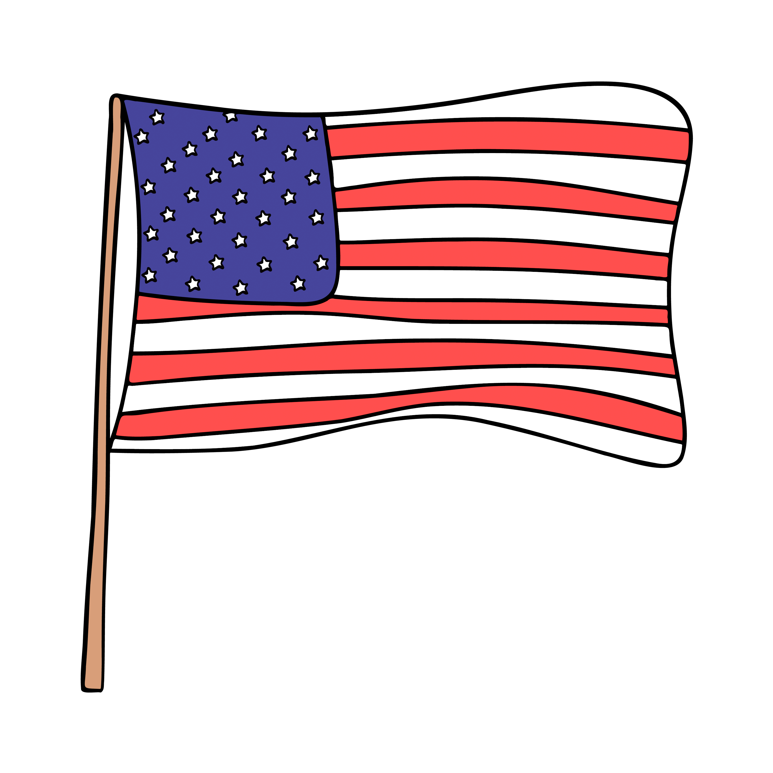 Inspirational Quote "USA Flag" Motivational Sticker Vinyl Decal Motivation Stickers- 5" Vinyl Sticker Waterproof