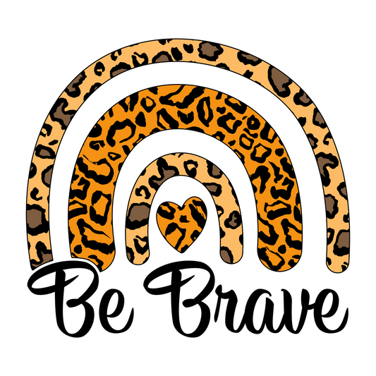 Inspirational Quote "Be Brave" Motivational Sticker Vinyl Decal Motivation Stickers- 5" Vinyl Sticker Waterproof