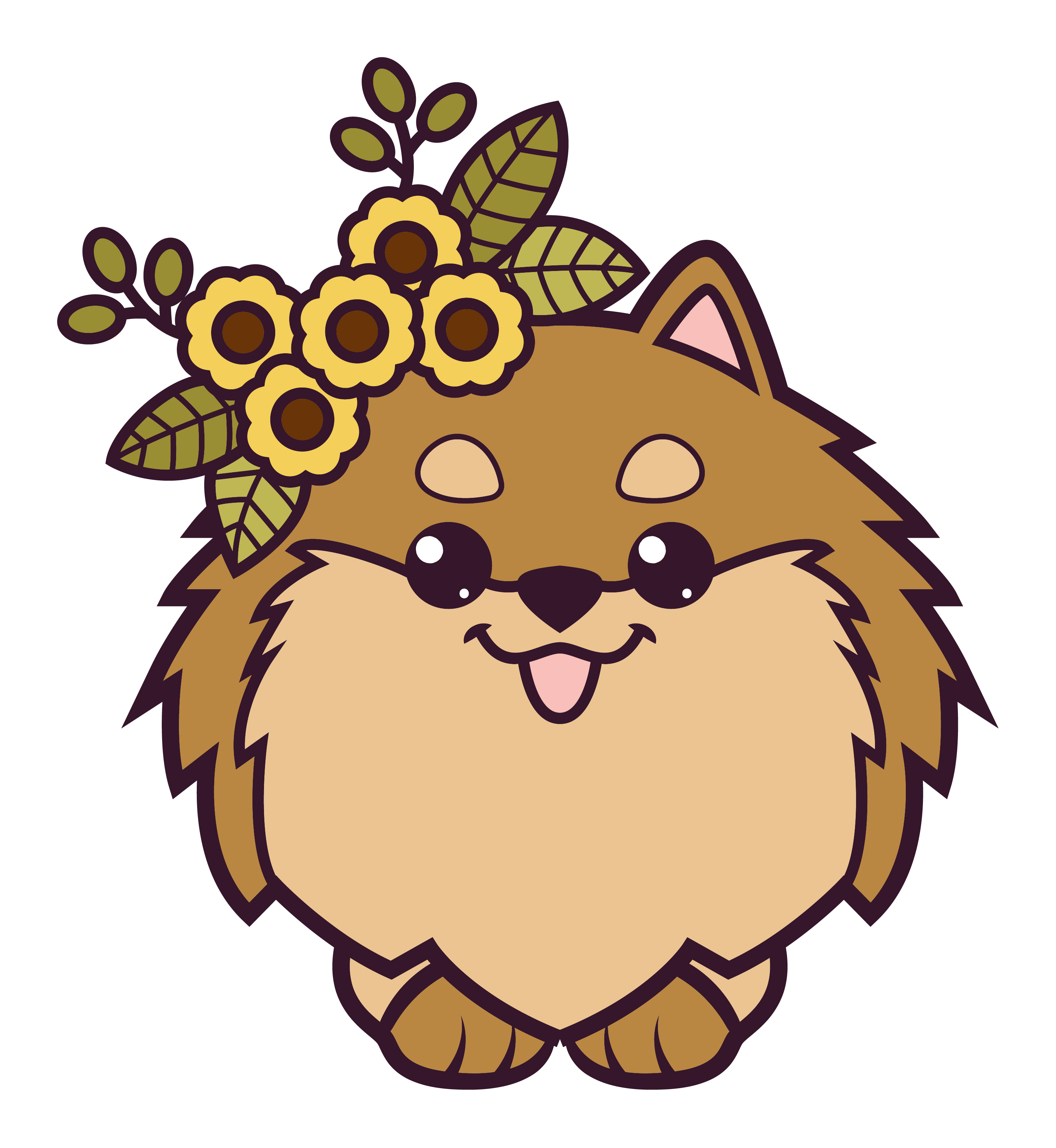 Inspirational Quote "Cute Dog" Motivational Sticker Vinyl Decal Motivation Stickers- 5" Vinyl Sticker Waterproof