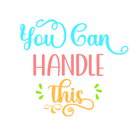 Inspirational Quote You Can Handle This Motivational Sticker Vinyl Decal Motivation Stickers- 5